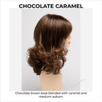 Load image into Gallery viewer, Sonia by Envy in Chocolate Caramel-Chocolate brown base blended with caramel and medium auburn
