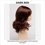 Load image into Gallery viewer, Sonia by Envy in Dark Red-Dark auburn brown and copper with burgundy highlights
