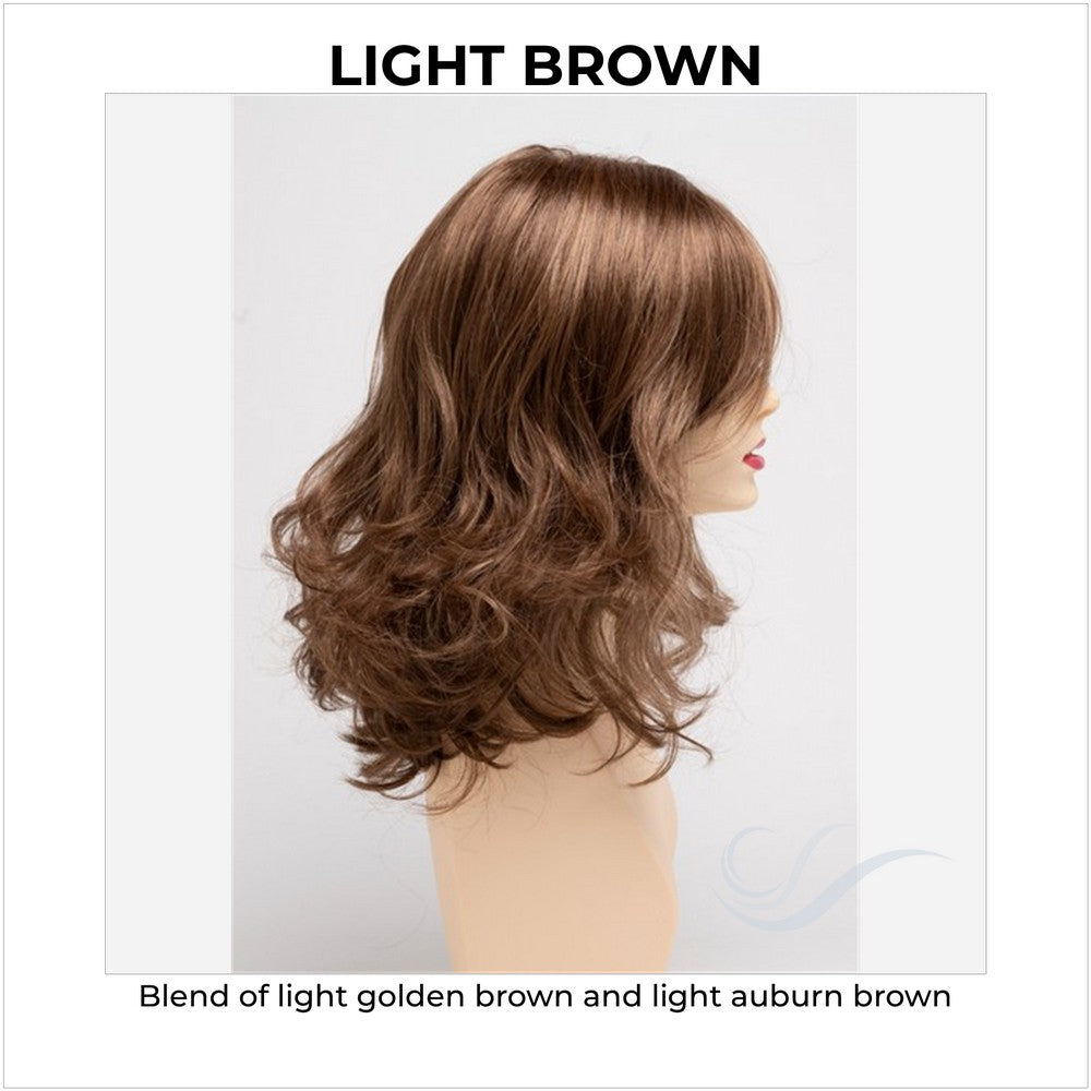 Sonia by Envy in Light Brown-Blend of light golden brown and light auburn brown