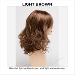Load image into Gallery viewer, Sonia by Envy in Light Brown-Blend of light golden brown and light auburn brown
