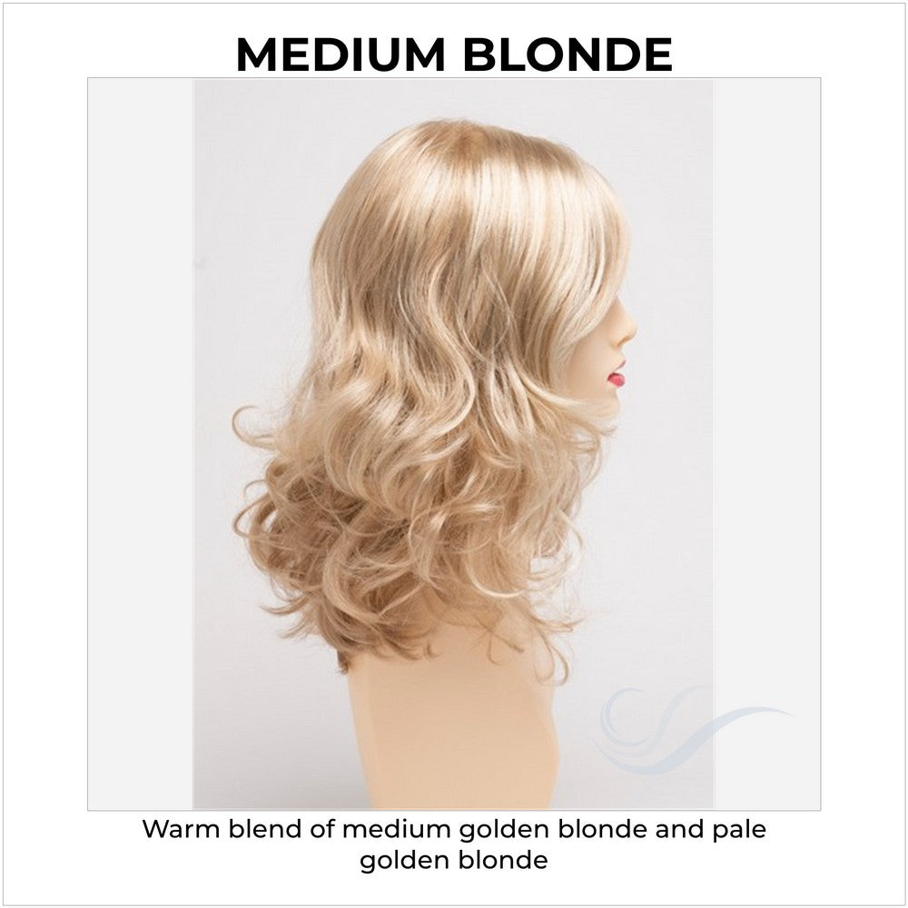 Sonia by Envy in Medium Blonde-Warm blend of medium golden blonde and pale golden blonde