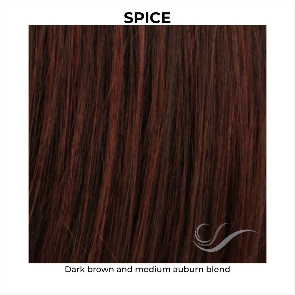 SPICE-Dark brown and medium auburn blend