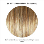 Load image into Gallery viewer, SS Buttered Toast (GL15/26SS)-Dark ash blonde and caramel brown with light brown roots
