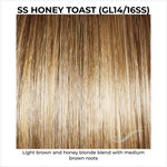 Load image into Gallery viewer, SS Honey Toast (GL14/16Ss)-Light brown and honey blonde blend with medium brown roots
