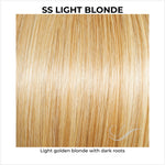 Load image into Gallery viewer, SS Light Blonde-Light golden blonde with dark roots
