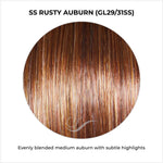 Load image into Gallery viewer, SS Rusty Auburn (GL29/31SS)-Evenly blended medium auburn with subtle highlights
