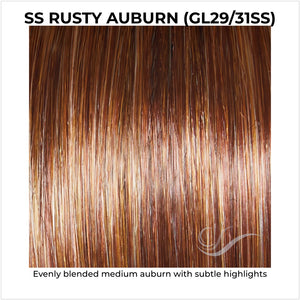 SS Rusty Auburn (GL29/31Ss)-Evenly blended medium auburn with subtle highlights
