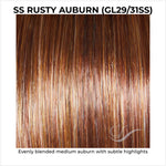 Load image into Gallery viewer, SS Rusty Auburn (GL29/31Ss)-Evenly blended medium auburn with subtle highlights
