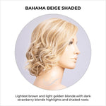 Load image into Gallery viewer, Stella by Ellen Wille in Bahama Beige Shaded-Lightest brown and light golden blonde with dark strawberry blonde highlights and shaded roots
