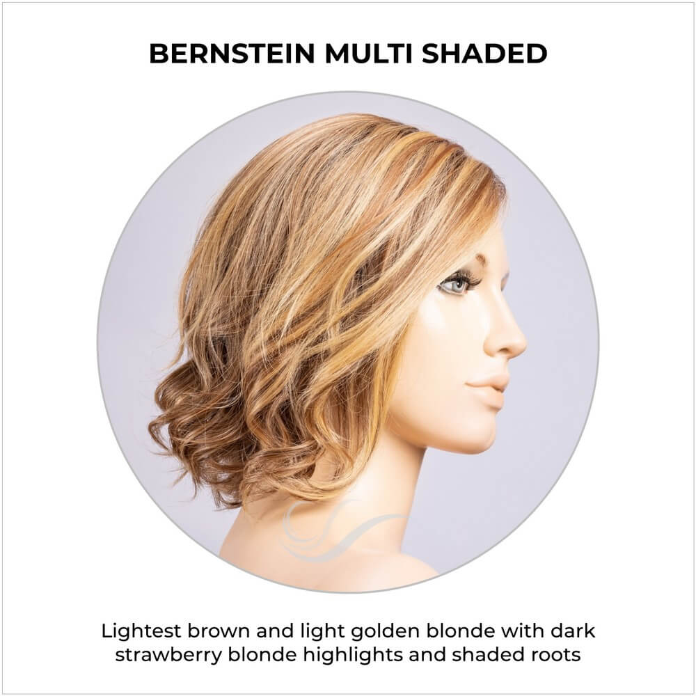 Stella by Ellen Wille in Bernstein Multi Shaded-Lightest brown and light golden blonde with dark strawberry blonde highlights and shaded roots