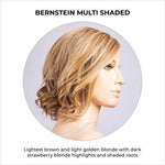Load image into Gallery viewer, Stella by Ellen Wille in Bernstein Multi Shaded-Lightest brown and light golden blonde with dark strawberry blonde highlights and shaded roots
