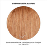 Load image into Gallery viewer, Strawberry Blonde-Warm red-blonde with subtle finely woven lowlights and highlights
