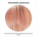 Load image into Gallery viewer, Strawberry Shortcake-Dark roots with blend of pink pastels, blush rose, and fuchsia
