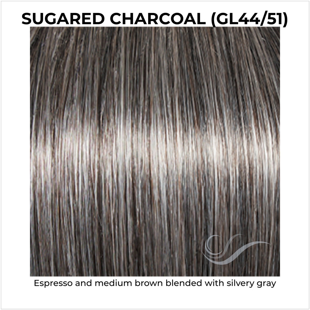 Sugared Charcoal (GL44/51)-Espresso and medium brown blended with silvery gray