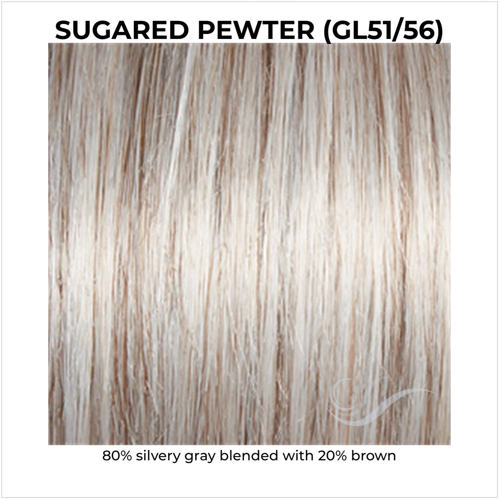 Sugared Pewter (GL51/56)-80% silvery gray blended with 20% brown