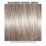 Load image into Gallery viewer, Sugared Smoke (305C)-Light ash brown blended with 75% gray
