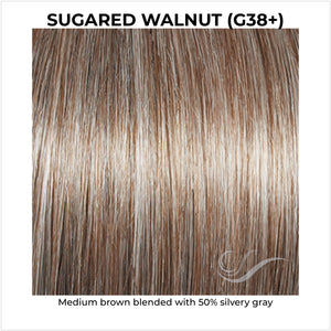 Sugared Walnut (G38+)-Medium brown blended with 50% silvery gray