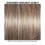 Load image into Gallery viewer, Sugared Walnut (G38+)-Medium brown blended with 50% silvery gray
