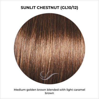 Sunlit Chestnut (GL10/12)-Medium golden brown blended with light caramel brown