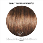 Load image into Gallery viewer, Sunlit Chestnut (GL10/12)-Medium golden brown blended with light caramel brown
