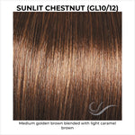 Load image into Gallery viewer, Sunlit Chestnut (GL10/12)-Medium golden brown blended with light caramel brown
