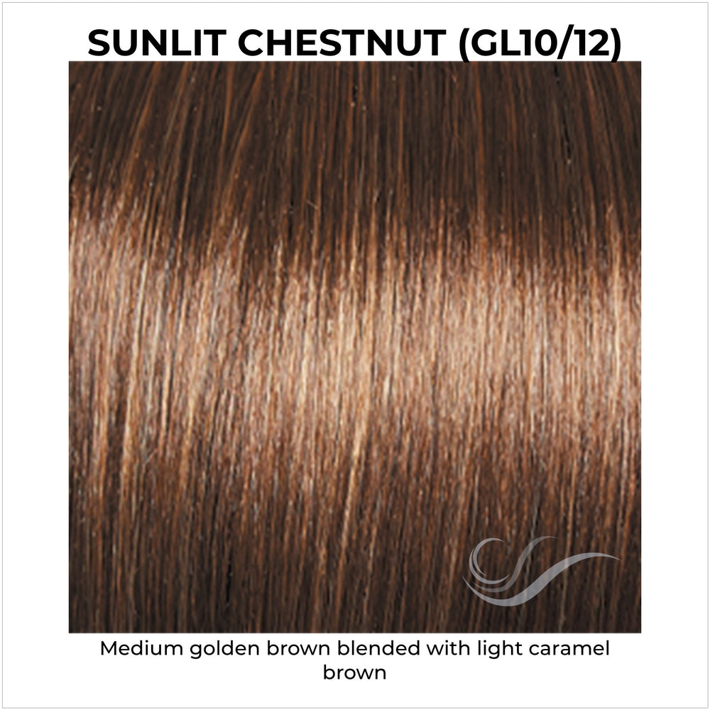 Sunlit Chestnut (GL10/12)-Medium golden brown blended with light caramel brown