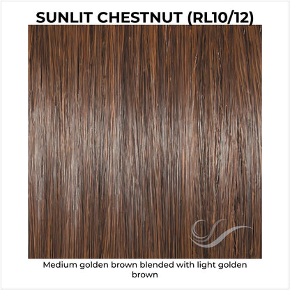 Sunlit Chestnut (RL10/12)-Medium golden brown blended with light golden brown