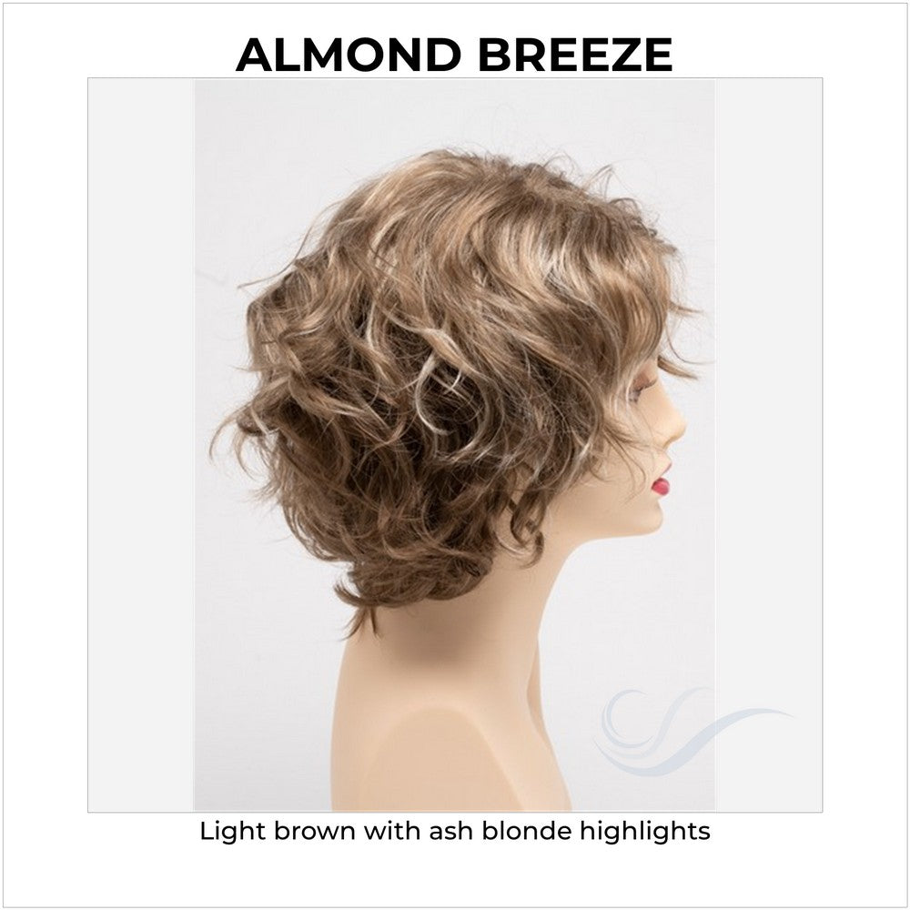 Suzi by Envy in Almond Breeze-Light brown with ash blonde highlights