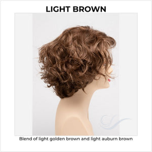 Suzi by Envy in Light Brown-Blend of light golden brown and light auburn brown
