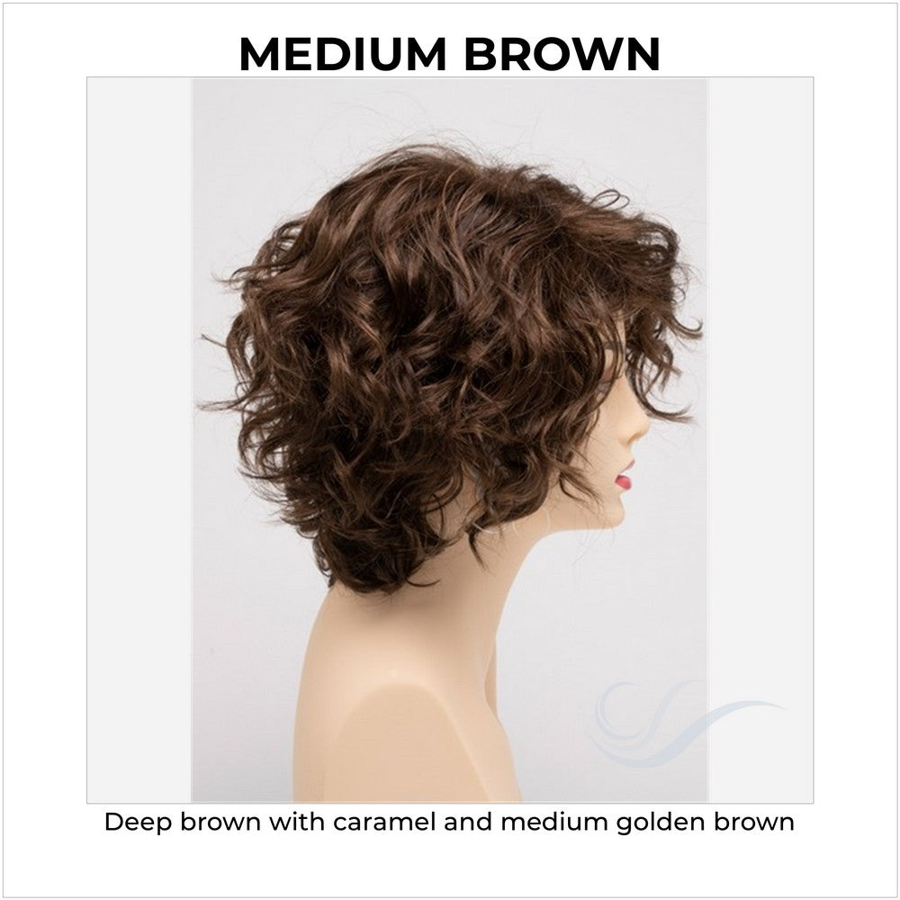 Suzi by Envy in Medium Brown-Deep brown with caramel and medium golden brown