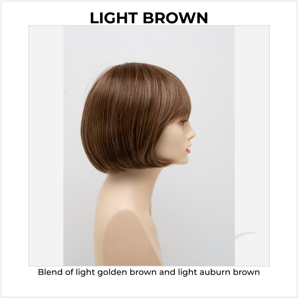 Tandi By Envy in Light Brown-Blend of light golden brown and light auburn brown