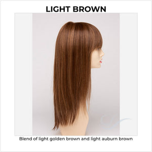 Taryn By Envy in Light Brown-Blend of light golden brown and light auburn brown