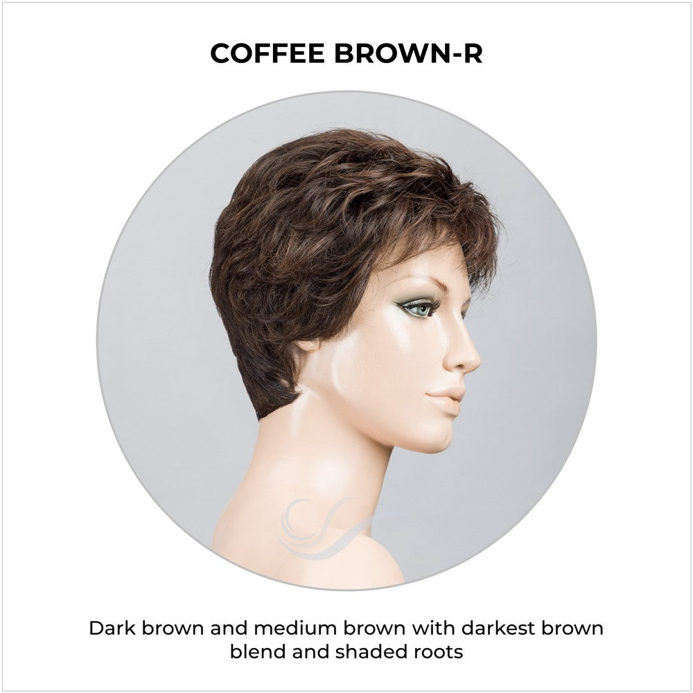Time Comfort by Ellen Wille in Coffee Brown-R-Dark brown and medium brown with darkest brown blend and shaded roots