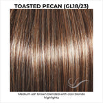 Load image into Gallery viewer, Toasted Pecan (GL18/23)-Medium ash brown blended with cool blonde highlights
