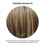 Load image into Gallery viewer, Toasted Walnut-R-A blend of medium walnut and rich chocolate brown with light caramel highlights and darker roots
