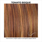 Load image into Gallery viewer, Tomato Bisque-Dark brown, bright auburn and gold copper blend
