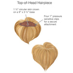 Load image into Gallery viewer, Top of head hairpiece
