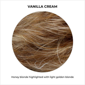 Vanilla Cream-Honey blonde highlighted with light golden blonde