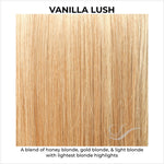 Load image into Gallery viewer, Vanilla Lush-A blend of honey blonde, gold blonde, &amp; light blonde with lightest blonde highlights

