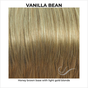 Vanilla Bean-Honey brown base with light gold blonde