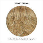 Load image into Gallery viewer, Velvet Cream-Medium blonde with light blonde highlights 

