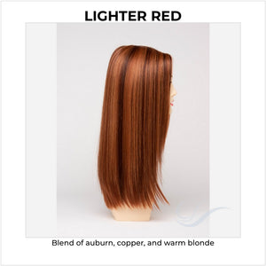 Veronica By Envy in Lighter Red-Blend of auburn, copper, and warm blonde
