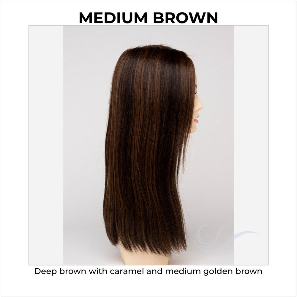 Veronica By Envy in Medium Brown-Deep brown with caramel and medium golden brown