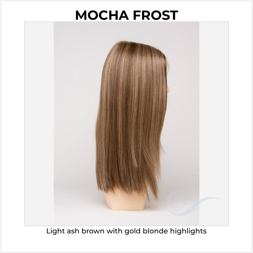 Veronica By Envy in Mocha Frost-Light ash brown with gold blonde highlights