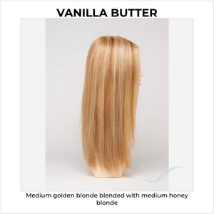 Veronica By Envy in Vanilla Butter-Medium golden blonde blended with medium honey blonde