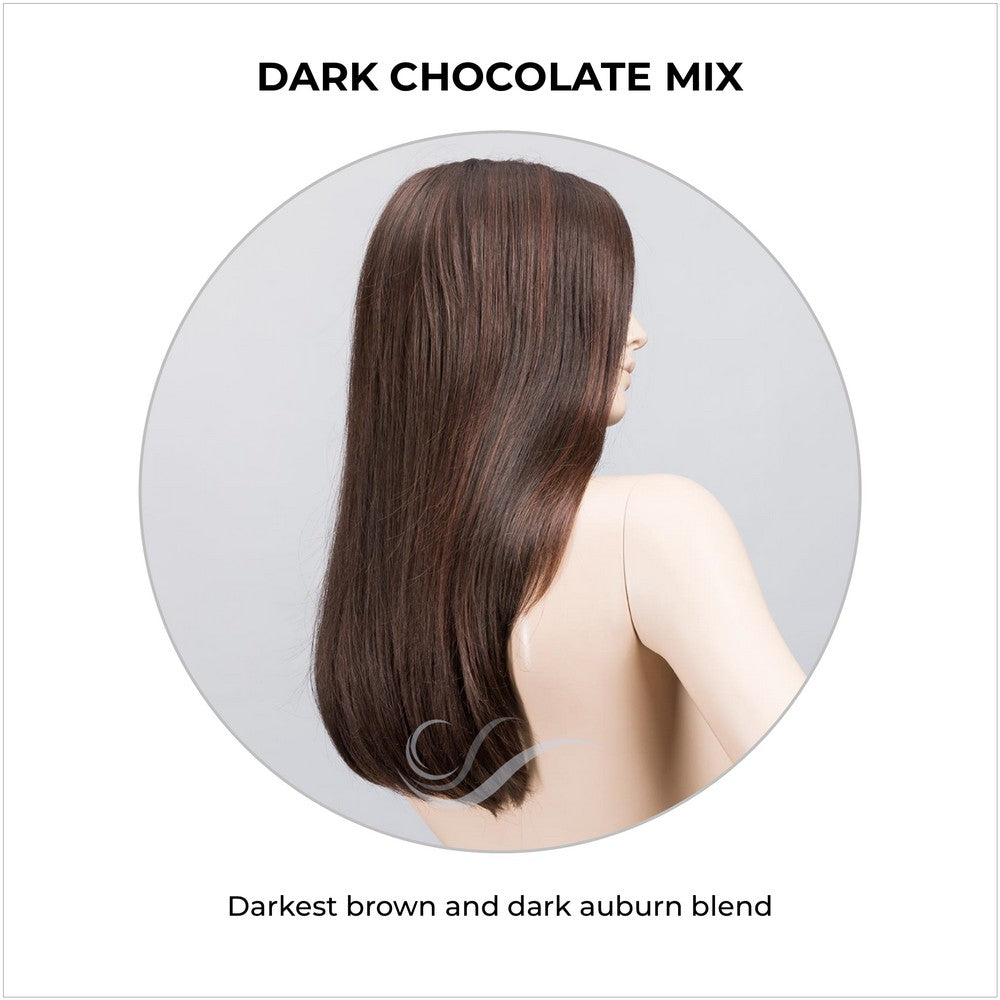 Vita wig by Ellen Wille in Dark Chocolate Mix-Darkest brown and dark auburn blend