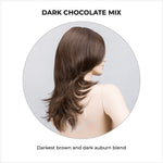 Load image into Gallery viewer, Voice Large wig by Ellen Wille in Dark Chocolate Mix-Darkest brown and dark auburn blend
