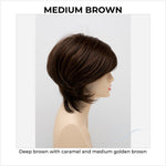 Load image into Gallery viewer, Whitney By Envy in Medium Brown-Deep brown with caramel and medium golden brown
