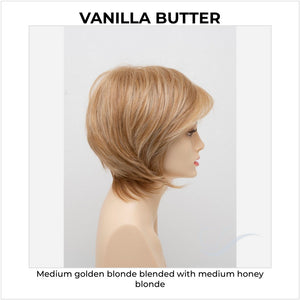 Whitney By Envy in Vanilla Butter-Medium golden blonde blended with medium honey blonde