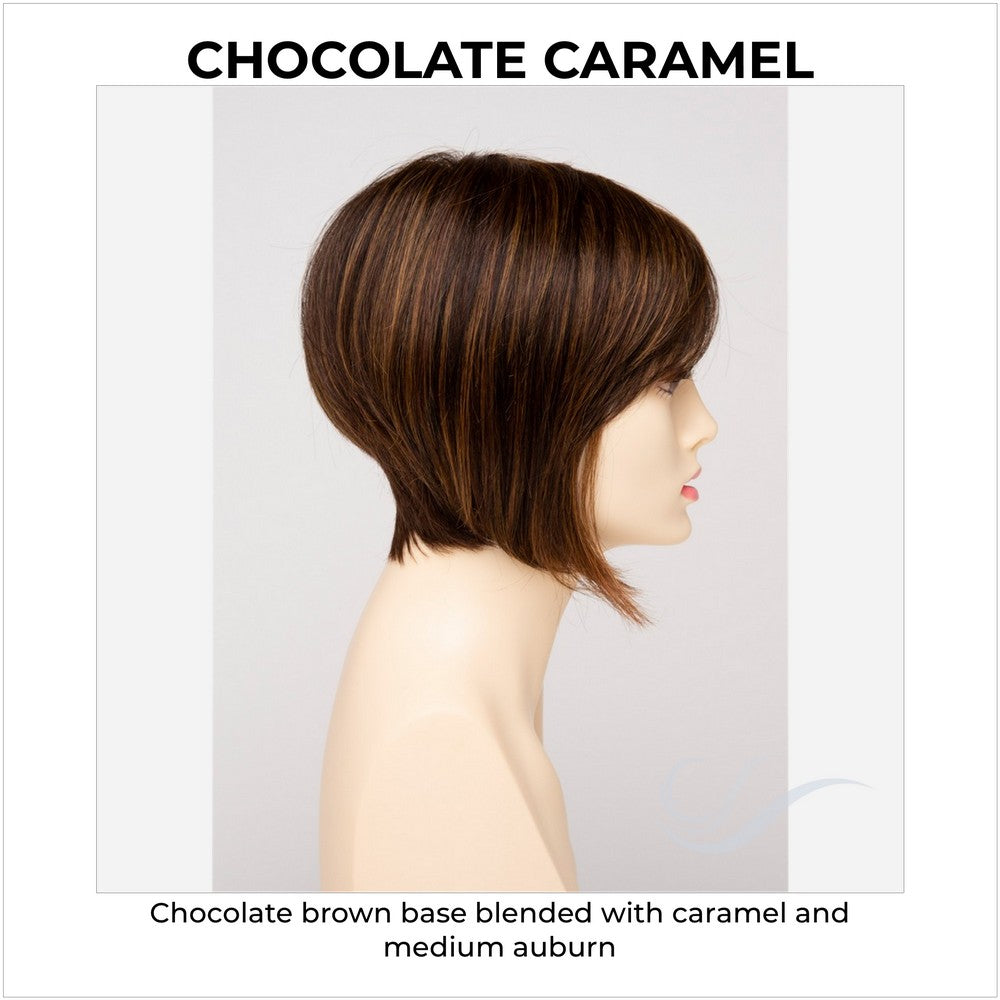 Yuri By Envy in Chocolate Caramel-Chocolate brown base blended with caramel and medium auburn